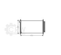 Condensatore Climatizzatore Con Essiccatore Per Honda Civic IX 650x360