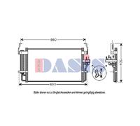 AKS DASIS 562008N Condensatore climatizzatore