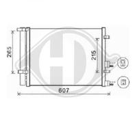 Condensatore Climatizzatore Con Essiccatore Per Hyundai I20 PB PBT