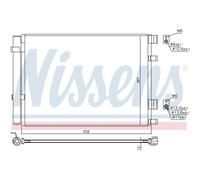 Condensatore Climatizzatore Con Essiccatore Per Hyundai I20 PB PBT KIA Rio