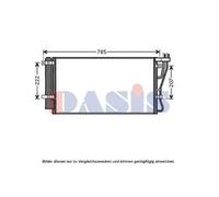 Condensatore Climatizzatore Con Essicatore per Kia Carens III