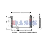 Condensatore Climatizzatore Con Essiccatore Per Mercedes-Benz C-Class W203