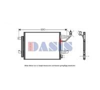 Condensatore Climatizzatore Con Essiccatore Per Mitsubishi Colt VI Z3_A Z2_A