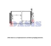 AKS DASIS 152036N Condensatore climatizzatore