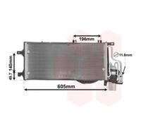 VAN WEZEL 37015370 Condensatore climatizzatore