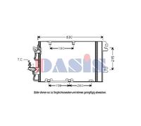 Condensatore Climatizzatore Con Essiccatore Per Opel Zafira B A05 Astra H