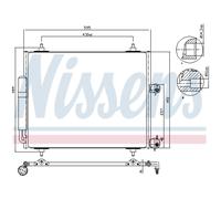 Condensatore Climatizzatore Con Essiccatore Per Peugeot 807 E Citroën C8