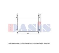 AKS DASIS 182047N Condensatore climatizzatore