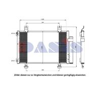 Condensatore Climatizzatore Con Essiccatore Per Suzuki Swift III MZ EZ