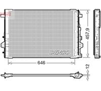 Condensatore, Climatizzatore DENSO DCN17059 per CLASSE A (W176) 2 2012-2018