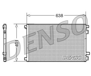 Condensatore, Climatizzatore DENSO DCN23012 per RENAULT SCÉNIC 1.5 dCi (JM1E)