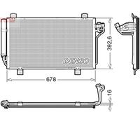 Condensatore, Climatizzatore DENSO DCN44015 per MAZDA 3 (BM, BN) 2 2013-2019