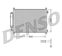 Condensatore, Climatizzatore DENSO DCN46001 per NISSAN X-TRAIL 2.0 dCi 4x4