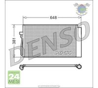 Condensatore climatizzatore Denso per BMW 7 E65 E66 E67 745 740 730 6 E64 635 E
