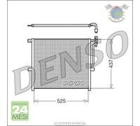 Condensatore climatizzatore Denso per BMW X3 E83 xDrive 3.0 2.5 2.0 ##r