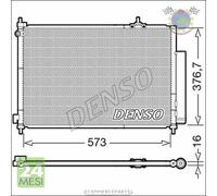 Condensatore climatizzatore Denso per HONDA CR-V II #dw
