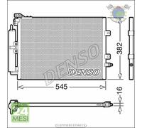 Condensatore climatizzatore Denso per RENAULT MODUS CLIO