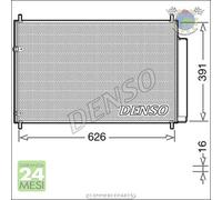 Condensatore climatizzatore Denso per TOYOTA COROLLA AVENSIS VERSO AURIS #fi