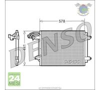 Condensatore climatizzatore Denso per VW TOURAN GOLF V CADDY