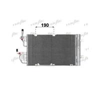 RADIATORE condenzatore OPEL ZAFIRA B Astra H