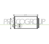 PRASCO FT040C001 Condensatore climatizzatore