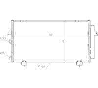 Condensatore, Climatizzatore HART 604 066 per TOYOTA RAV 4 II (_A2_)