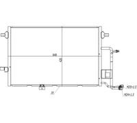 Condensatore, Climatizzatore HART 606 000 per AUDI A6 2.5 TDI quattro