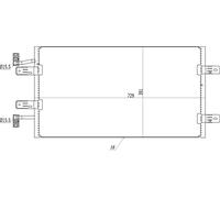 Condensatore, Climatizzatore HART 614 559 per RENAULT TRAFIC