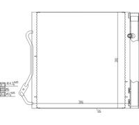 Condensatore, Climatizzatore HART 619 535 per SMART FORTWO Coupé (450)