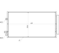 Condensatore, Climatizzatore HART 641 068 per FIAT 500X (334_)