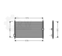 Condensatore Climatizzatore Klimacondensatore Per Honda Accord V Aerodeck Coupe