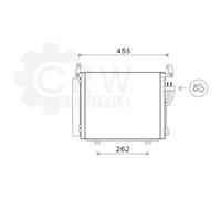 Condensatore Climatizzatore Klimacondensatore Per Hyundai I10 IA