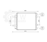 Condensatore Climatizzatore Klimacondensatore Per Jaguar XJ X350 X358
