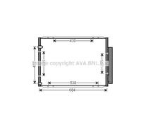 Condensatore Climatizzatore Klimacondensatore Per Lexus RX MHU3_ GSU3_ MCU3_