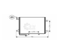 Condensatore Climatizzatore Klimacondensatore Per Mercedes A-Class B-Class W169