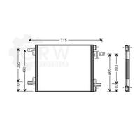 Condensatore Climatizzatore Klimacondensatore Per Mercedes-Benz M-Klasse W163