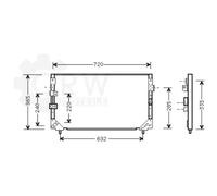 Condensatore Climatizzatore Klimacondensatore Per Toyota Land Cruiser 80 _J8_