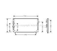Condensatore Climatizzatore Klimacondensatore Per Toyota Land Cruiser 80 _J8_