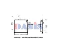 Condensatore Climatizzatore Klimacooler 285x325x20 Per Mazda Demio DW