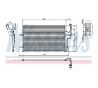 Condensatore Climatizzatore Klimacooler 655 X 391 Per Mazda 3 BK