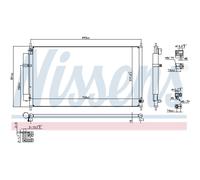 Condensatore Climatizzatore Klimacooler Per Honda City Berlina GE4