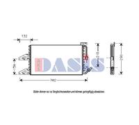 Condensatore Climatizzatore Klimacooler Per Lancia Y 840A 1.2 520x280x34