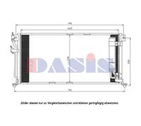 Condensatore Climatizzatore Klimacooler Per Mitsubishi Lancer VII CS_A 1.3 1.6