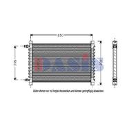Condensatore Climatizzatore Klimakühler 637x410x30