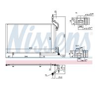 Condensatore Climatizzatore Klimakühler 640 X 357 Per Ford Fiesta VI