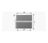 Condensatore Climatizzatore Klimakühler Per Suzuki Ignis MF 1.2 AllGrip