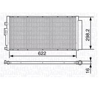 MAGNETI MARELLI 350203644000 Condensatore climatizzatore