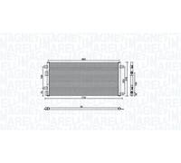 Magneti Marelli Condensatore climatizzatore 350203887000 per Iveco