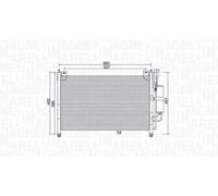 MAGNETI MARELLI 350203989000 Condensatore climatizzatore