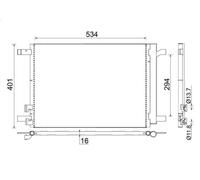 Condensatore, Climatizzatore MAHLE AC 772 000S per AUDI Q3 (F3B) 2 2018-2021